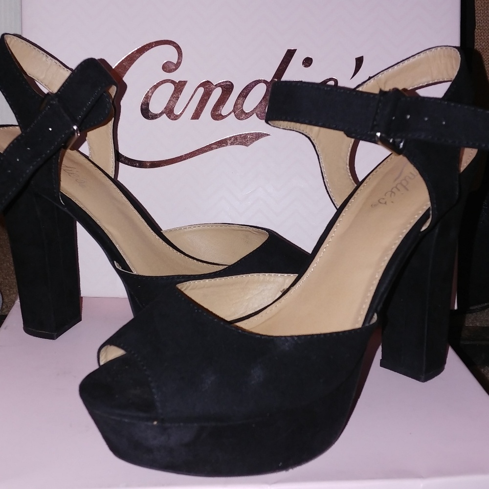 Candie's Black Heels